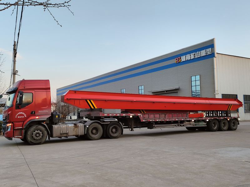 2臺電動單梁起重機，發往河北邯鄲